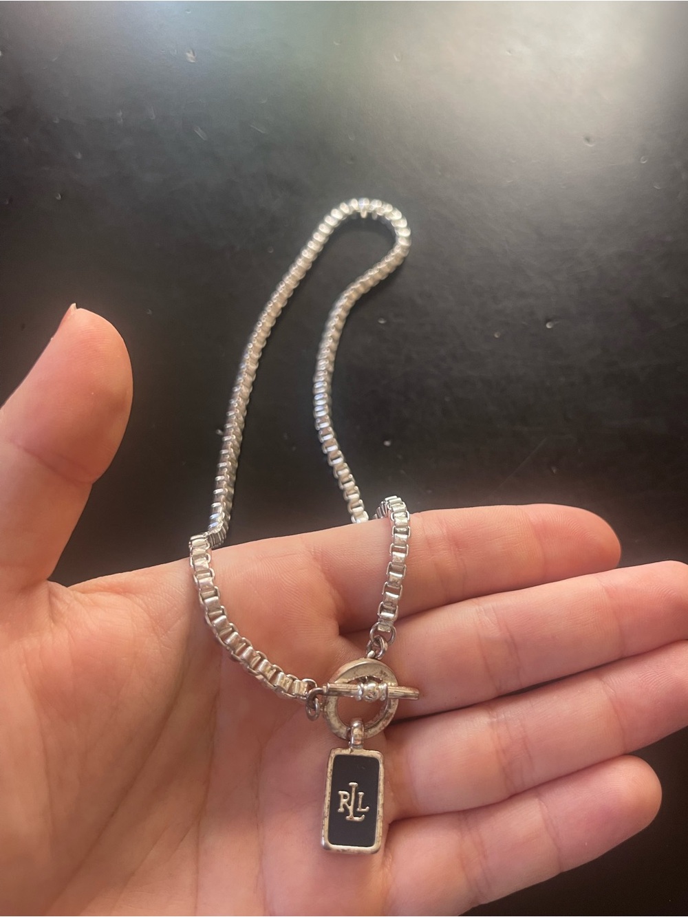 Ralph Lauren Toggle Necklace
